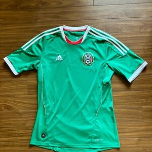 Adidas Climacool Mexico Green Soccer Football Jersey